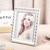 创意简约摆台挂式5 6 7 8 10 12 16寸 A3七寸相框婚纱相架 白色 5寸(8x12cm)摆挂两用