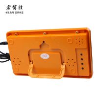 数码万年历家用电子日历钟客厅挂钟座钟闹钟台钟可摆放悬挂万年历 桔色