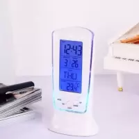 [送电池]新款电子闹钟学生用静音创意简约卧室床头铃夜光儿 [510闹钟]送电池