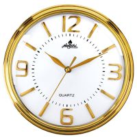 卧室静音钟表挂钟时尚简约客厅时钟家用挂墙创意石英钟墙上挂表钟 28cm圆金字款金色