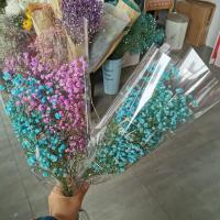 满天星干花手提小花束生日礼物送女朋友闺蜜玫瑰康乃馨毕业创意 满天星散花颜色随机