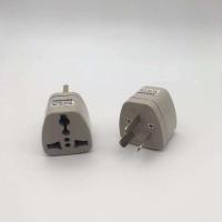 永坚16安空调插座转换插头热水器大功率三孔转10A电源转换器138b 10A三角插头转10A万能插孔