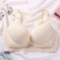 孕妇哺乳内衣聚拢防下垂怀孕期文胸无钢圈喂奶文胸前开扣胸罩薄款 2020肤色 34/75
