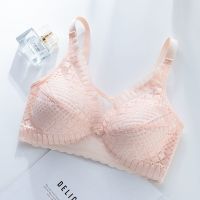 孕妇哺乳文胸聚拢防下垂产后喂奶薄款胸罩母乳内衣专用怀孕期bra 733#肤色 34-75BC