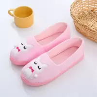 产后月子帽产妇月子鞋月子袜春夏季坐月子用品防风孕妇帽5件套 小猫粉鞋-(送袜子) S码 (36-37码)