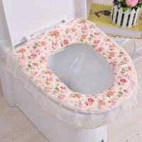 豪柏 粘贴式马桶垫 坐便垫 加厚粘贴式清洁垫粘贴垫马桶套 坐便套 红花