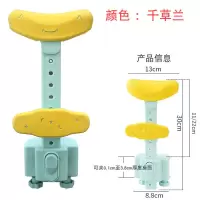儿童坐姿矫正器小学生用预防近视写字架纠正姿势防驼背杆书桌款子 [双硅胶+胸托]千草兰