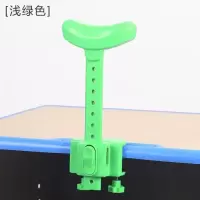 拖下巴支撑儿童矫正器写字坐姿防近视架学生写字桌纠正仪低头驼背 钢板经典款浅绿色