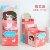 多功能密码锁学霸文具盒ins潮少女创意个性搞怪潮流玩 萌女孩/纸质/KBX7038咔巴熊收藏加