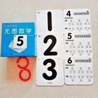 认数字卡片0到100幼儿园宝宝早教启蒙儿童认数识数教具1到100数字 无图数学卡(45张)