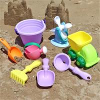软胶沙滩铲子玩具玩沙工具装沙挖沙桶沙模城堡室内宝宝儿童太空沙 颜色随机 星星铲