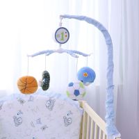 新生婴儿床铃0-1岁3-6个月12男女宝宝玩具音乐旋转益智摇铃床头铃 篮球摇铃数字1号款