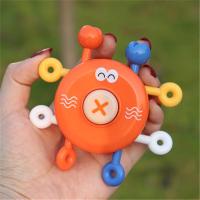 捏捏小鸭子宝宝手指推推乐婴幼儿推拉感统训练蒙氏益智玩具捏捏叫 螃蟹推推乐