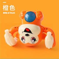 婴儿玩具0-12翻滚小猴子3-6三个月新生婴幼儿1岁半宝宝益智会动一 声控翻滚小猴子[橙色] 自备电池