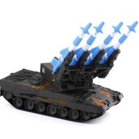 凯迪威1:40军事系列防空导弹坦克车履带式可发射金属合金模型玩具 防空导弹坦克 盒装