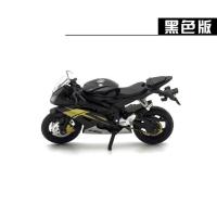 新品摩托车模型玩具雅马哈R6合金仿真赛车机车金属摆件成人礼物男 雅马哈R6-黑色 标配(送展示架+螺丝刀)