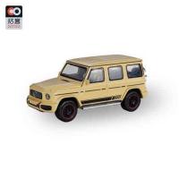 拓意1/64 合金模型玩具奔驰G63奔驰大G仿真SUV越野车玩具小汽车 沙黄色(不包括人偶)