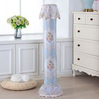 塔扇防尘罩全包塔式落地扇防尘套家用塔扇罩 摩卡蓝灰色 高度90cm