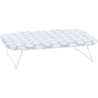 台式熨衣板 家用折叠烫衣板迷你熨斗板熨烫板熨衣服板架子FaSoLa 灰色六角格