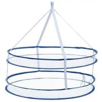 大号可折叠晒衣篮晾衣网 羊毛衫衣服晾晒网 平铺晾晒毛衣袜子网兜 1个双层开口款晒衣篮