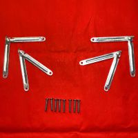 镀锌加固条晾衣架风钩加固连接片折叠型晾衣架配件五金冲压件 配铆钉 四个固定条