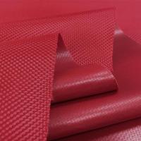 1680D双股牛津布pvc涂层加厚耐磨防水户外帐篷雨棚车篷箱包防雨布 红色（一米价）