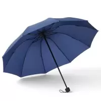 德国科技车载雨伞男全自动反向伞女晴雨两用折叠自动伞大号防风 [手动不带灯款]蓝色