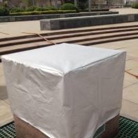 机器仪器设备防雨罩家用户外防水防尘防晒防护罩 牛津布 银色