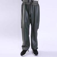 故乡行雨衣雨裤套装防水防暴雨透气摩托车电瓶车成人骑行分体雨衣 PVC-38军绿(单裤子) M 推荐身高155-165