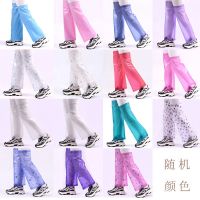 防水裤套成人男女防雨裤防污裤腿套自行车电动车骑行护腿套袖雨衣 [ 随机发货 ]长55厘米加厚过膝款 一双