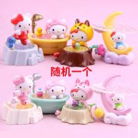 女生公仔可爱凯蒂猫盲盒件创意卡通礼物手办摆件 月光凯蒂猫随机一个