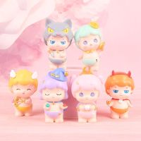 Ins少女心可爱人物工艺品节日礼物创意狼人杀盲盒手办公仔送朋友 盲盒单个价(整套拍6个)