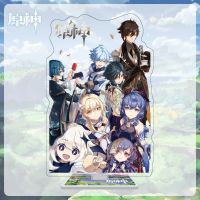 原神立牌胡桃甘雨刻晴可莉温迪七七迪卢克钟离烟绯摆件二次元动漫 原神立牌1