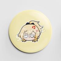 原神吧唧徽章可莉刻晴迪卢克魈钟离达达利亚原创同人动漫游戏 琴 58毫米星幻马口铁徽章(买二送一)