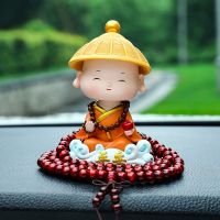 平安车载香水香薰汽车摆件摇头车上车用车内装饰用品大全持久淡香 摇头[平安][送佛珠]