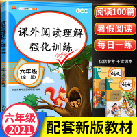 2021小学六年级阅读理解训练题语文专项训练书小升初人教版课外阅读练习题强化训练6下册上册每日一篇一本阅读阶梯暑假阅读五