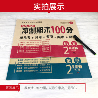 二年级下册试卷测试卷全套 2021新版冲刺期末100分语文数学书同步训练试卷 小学2二年级下册同步练习册与测试期中单元周