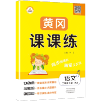 新版黄冈课课练二年级下册语文部编人教版 小学2年级下册课堂教材配套课本练习题同步训练天天练随堂练一课一练课时作业本练习册