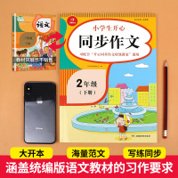 2021新版 二年级下册同步作文部编人教版小学2年级下语文教材同步训练辅导资料看图写话作文书起步黄冈作文范文大全写作技巧