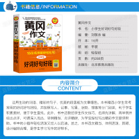 小学生好词好句好段大全集二年级三年级作文书大全四五六年级人教版小学生作文起步好词好句摘抄积累书语文写作素材辅导技巧书籍X