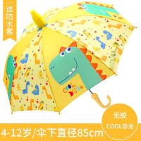 儿童小孩奥特曼雨伞男童小学幼儿园晴雨伞自动轻便学生特曼幼儿小 【大号】★无胶❤COOL恐龙