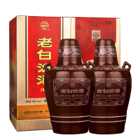 山西汾酒杏花村酒 老白汾10 45度475mL*2双支装 清香型白酒纯粮酿造 送礼礼盒 老白汾十年