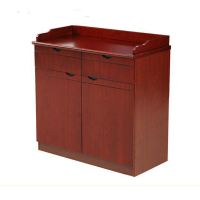 嘉贞jz-a010木皮茶水柜 实木培训室矮柜 休息间茶水台