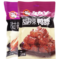 久久丫甜辣鸭脖110g