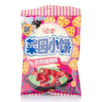 菜园小饼孜然烧烤味装饰饼干涂层型80g