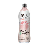酷氏白桃味苏打气泡水汽水480ml