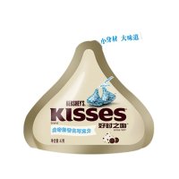 好时KISSES曲奇奶香白巧克力82g