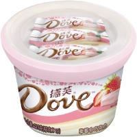 德芙草莓白巧克力24粒碗装221g