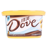 德芙芒果酸奶牛奶巧克力碗装221g