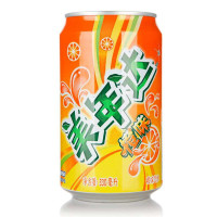 美年达*拉罐/橙味 330ml*24罐
